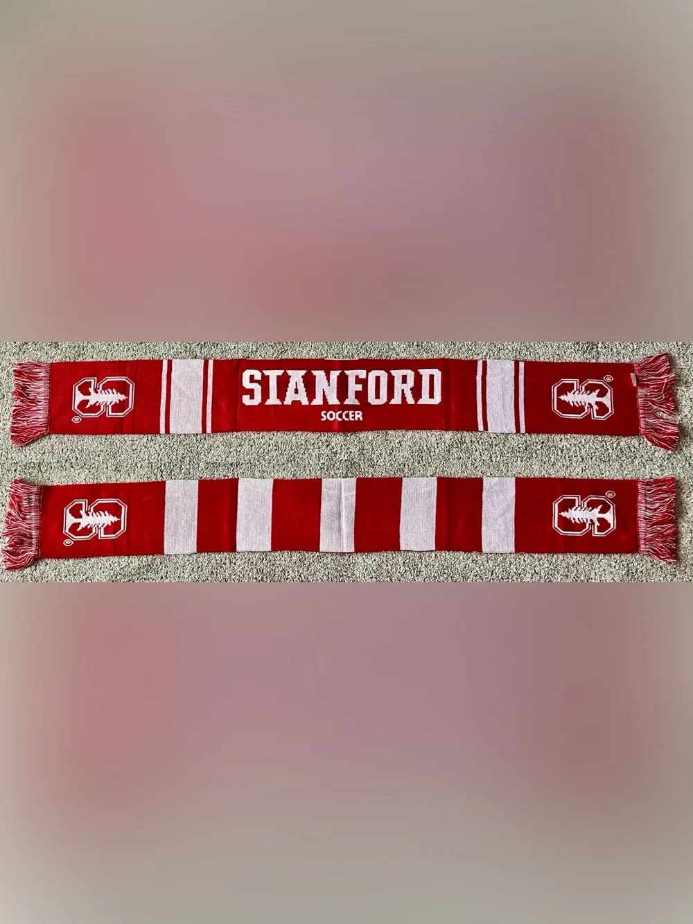 Stanford University Cardinals Soccer Scarf